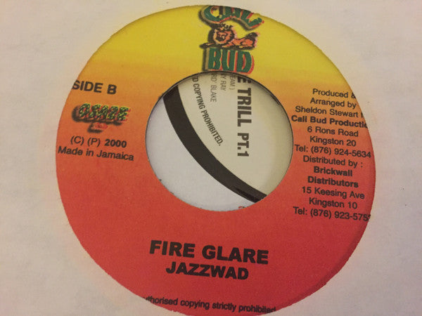 Elephant Man / Jazzwad - Hot Girl / Fire Glare (7"")
