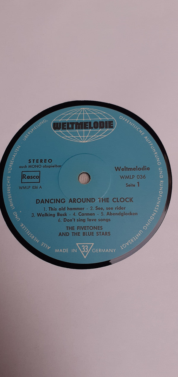 The Fivetones And The Blue Stars* - Dancing Around The Clock (LP)