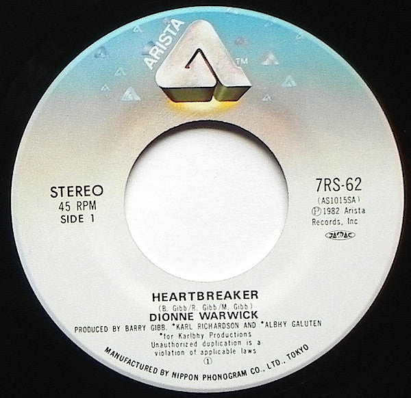 Dionne Warwick - Heartbreaker (7"", Single)