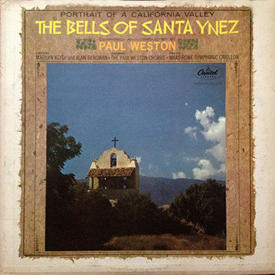 Paul Weston (2) - The Bells Of Santa Ynez (LP, Album, Mono)
