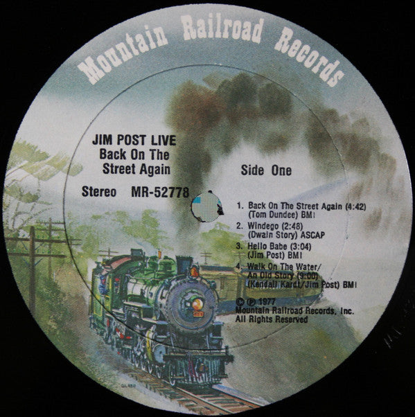 Jim Post - Back On The Street Again (LP, Album)