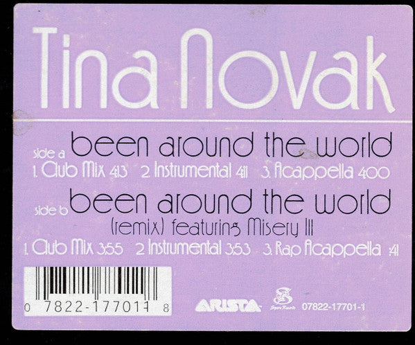 Tina Novak - Been Around The World (12"", Single)