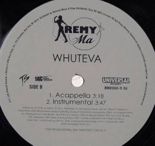 Remy Ma* - Whuteva (12", Promo)