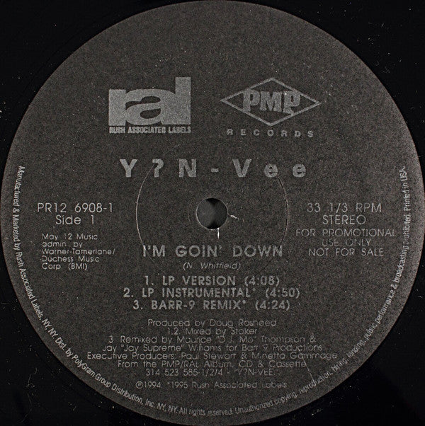 Y?N-Vee* - I'm Goin' Down (12", Promo)