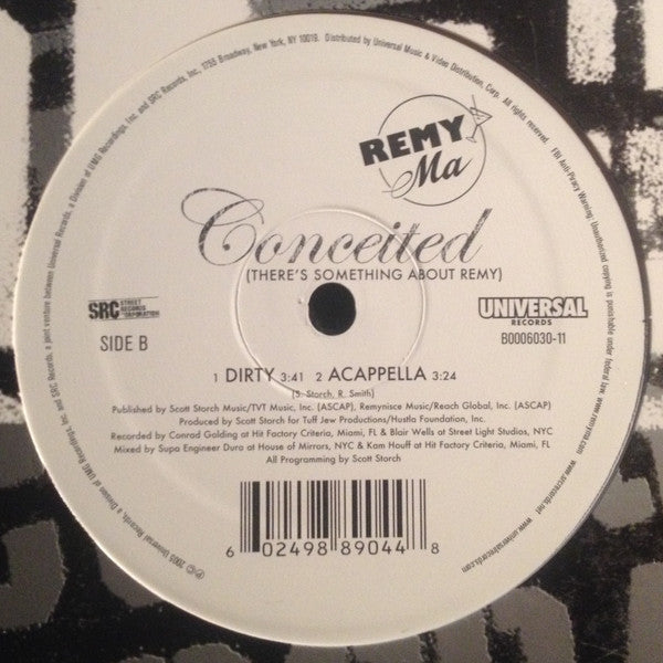 Remy Ma* - Conceited (There's Something About Remy) (12"")