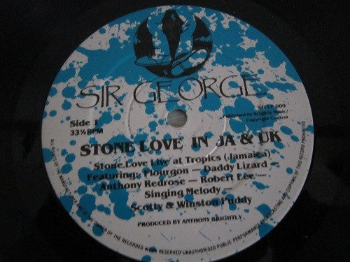 Stone Love* - Stone Love In JA & UK (LP, Comp, blu)