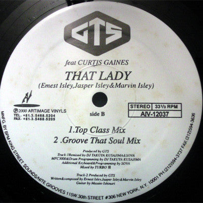 GTS Feat. Curtis Gaines - That Lady (12"")