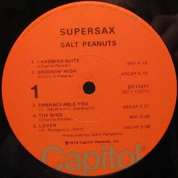 Supersax - Salt Peanuts (LP)