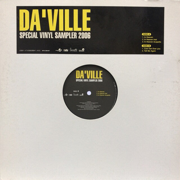 Da'Ville - Special Vinyl Sampler 2006 (12"", Smplr)