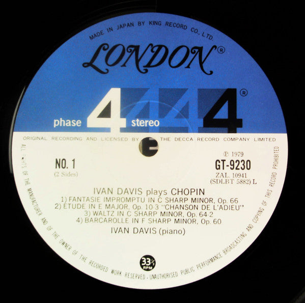 Ivan Davis (2) - Chopin (LP, Album)