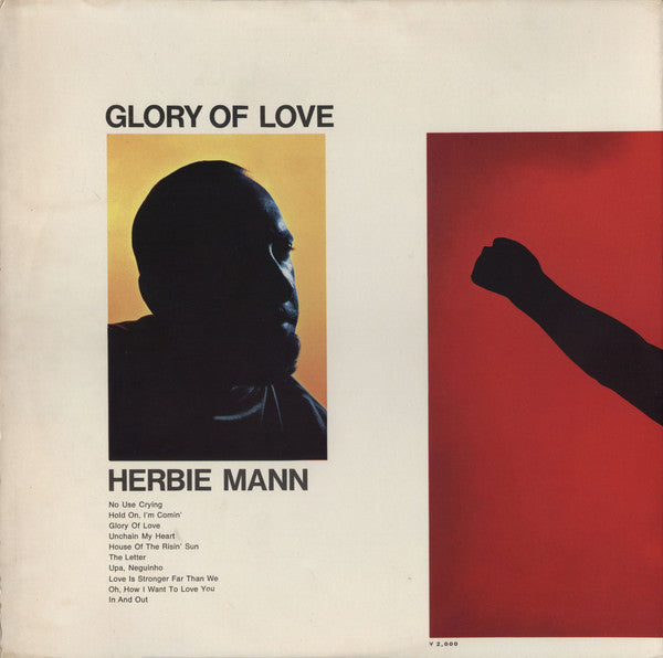 Herbie Mann - Glory Of Love (LP, Album, RP, Gat)