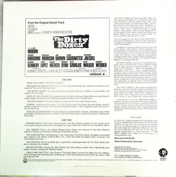 Frank De Vol - The Dirty Dozen (Music From The Original Sound Track...