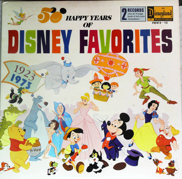 Various - 50 Happy Years Of Disney Favorites (1923-1973)(2xLP, Comp...