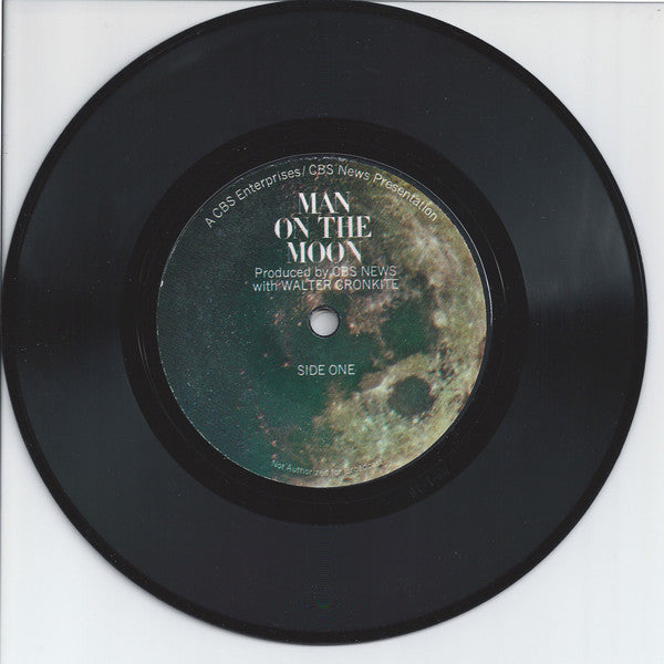 Walter Cronkite - Man On The Moon (7"", Styrene)