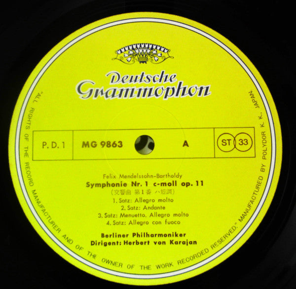 Felix Mendelssohn-Bartholdy - 5 Symphonies(4xLP + Box)