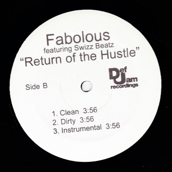 Fabolous - Diamonds / Return Of The Hustle(12", Single)