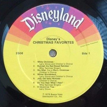 Larry Groce - Disney's Christmas Favorites(LP)