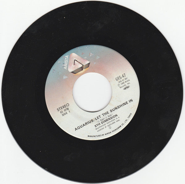 5th Dimension* - Aquarius / Let The Sunshine In  (7"", Single)