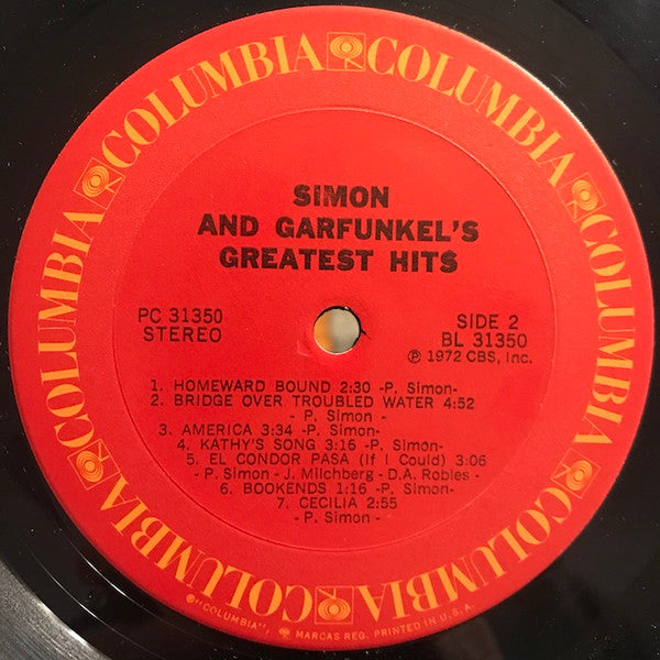 Simon & Garfunkel - Simon And Garfunkel's Greatest Hits(LP, Comp, R...