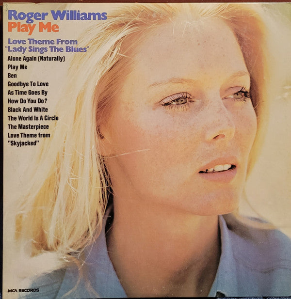 Roger Williams (2) - Play Me - Love Theme From ""Lady Sings The Blues"" (LP, RE)