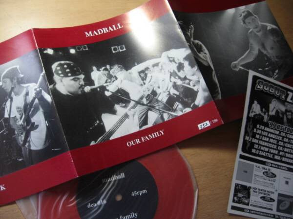 Madball / Uzumaki - Madball / Uzumaki (7", Ltd, Num, Red)