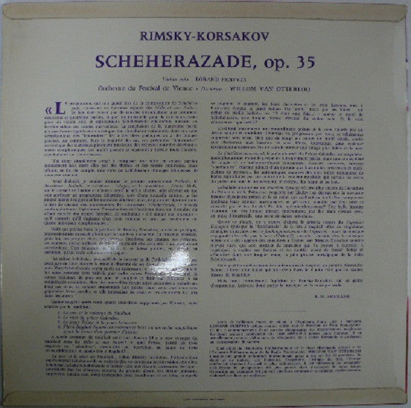 Nikolai Rimsky-Korsakov - Scheherazade(LP, Album)