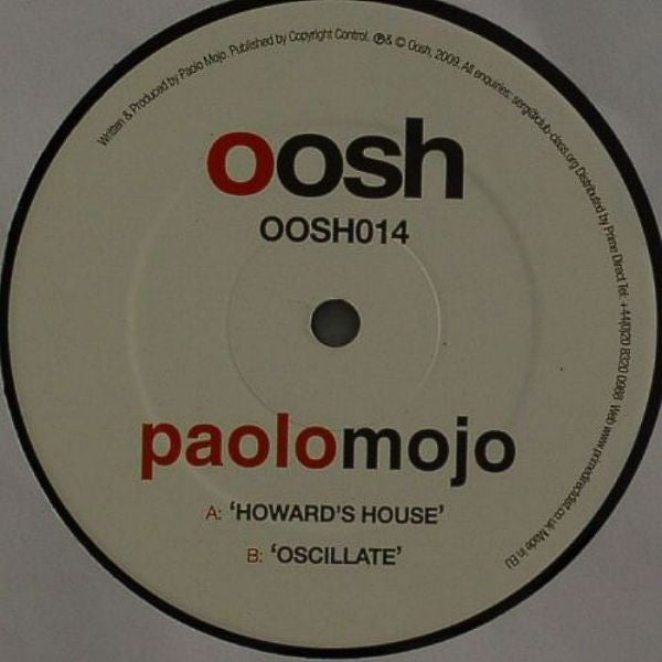 Paolo Mojo - Oscillate (12"")