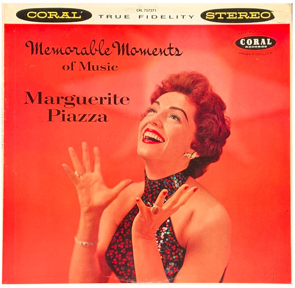 Marguerite Piazza - Memorable Moments Of Music (LP, Album)