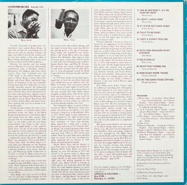 Various - Louisiana Blues (LP, Album)