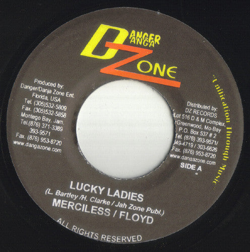 Merciless & Floyd / Fire Lion - Lucky Ladies / Rockler (7"")