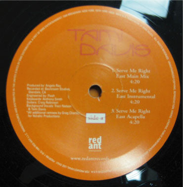 Tami Davis - Serve Me Right (12", Promo)