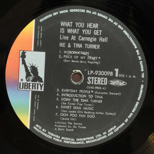 Ike & Tina Turner - ""What You Hear Is What You Get"" - Live At Car...
