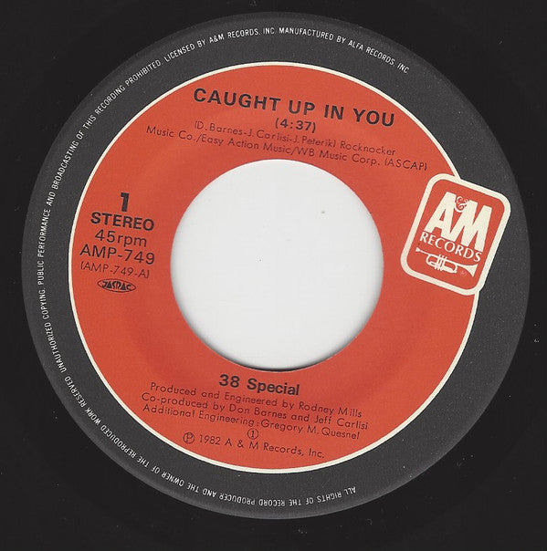38 Special (2) - Caught Up In You = 想い焦がれて (7"", Single)
