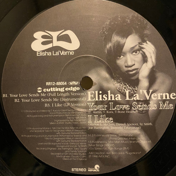 Elisha La'Verne - Give Me A Reason (12"")