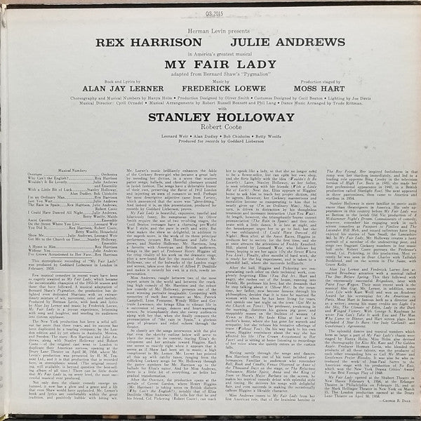 ""My Fair Lady"" Original London Cast - My Fair Lady(LP, Album)