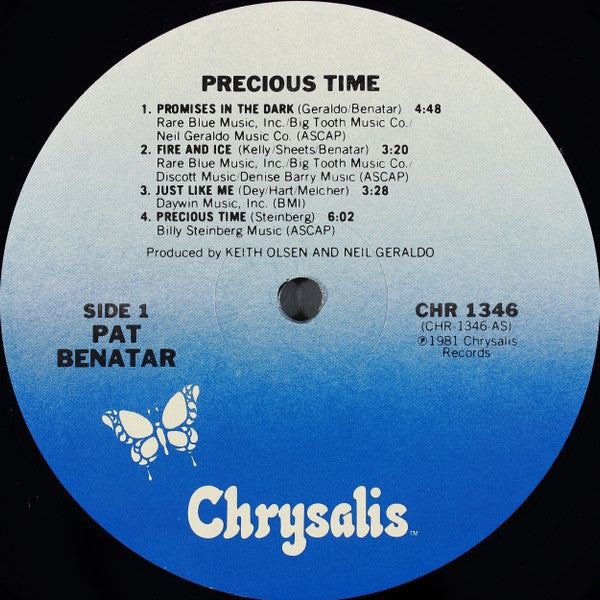 Pat Benatar - Precious Time (LP, Album, RE)