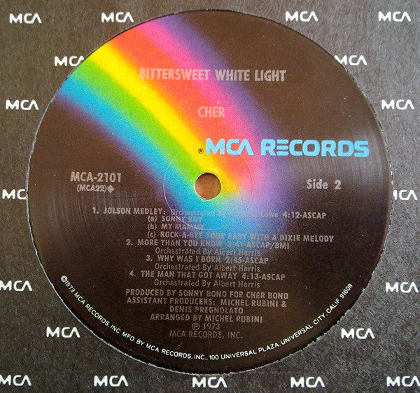 Chér* - Bittersweet White Light (LP, Album, Pin)