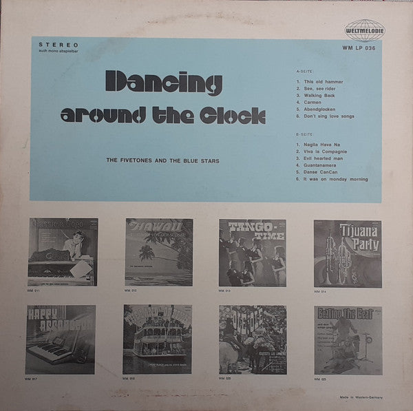 The Fivetones And The Blue Stars* - Dancing Around The Clock (LP)