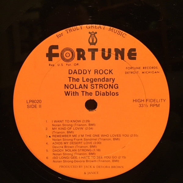 Nolan Strong - Daddy Rock: The Legendary Nolan Strong With The Diab...