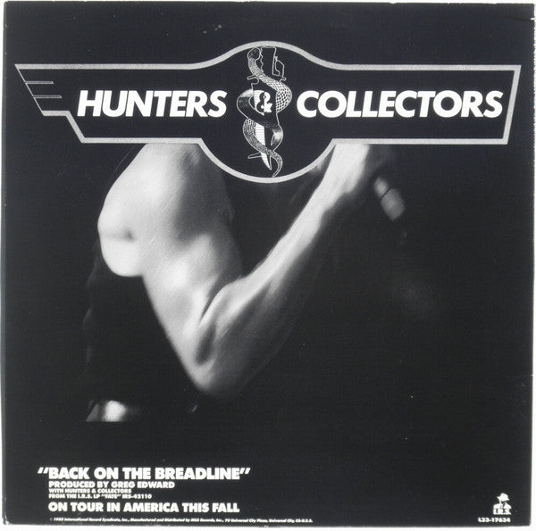 Hunters & Collectors - Back On The Breadline (12", Promo)