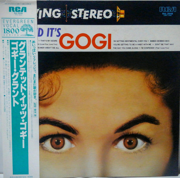 Gogi Grant - Granted... It's Gogi (LP, Album, RE)