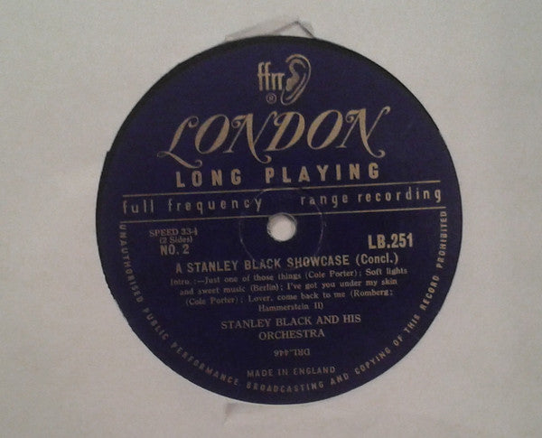Stanley Black & His Orchestra - A Stanley Black Showcase (10")