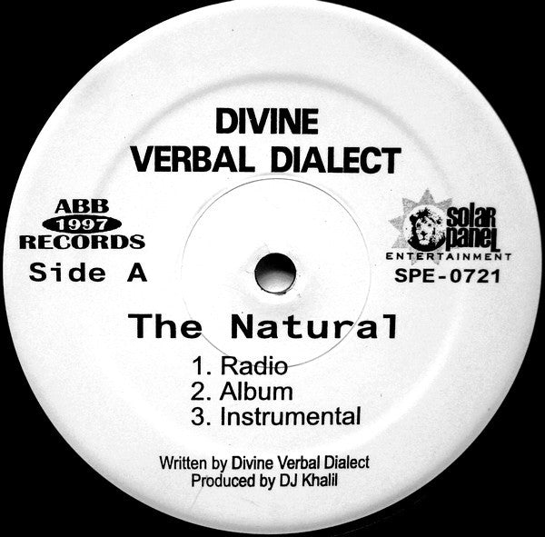 Divine Verbal Dialect - The Natural / Criminal Breed (12")