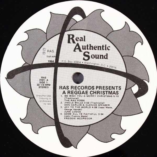 Various - Ras Records Presents: A Reggae Christmas (LP, Comp)