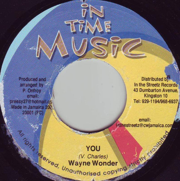 Wayne Wonder - You (7")