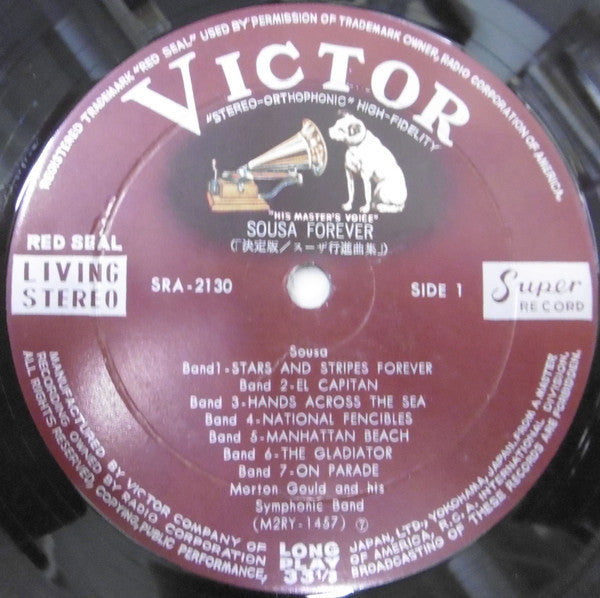Morton Gould And His Symphonic Band - Sousa Forever! (LP, Album)
