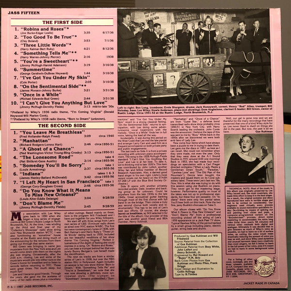 Lee Wiley - You Leave Me Breathless Broadcasts And Rarities (LP, Comp)