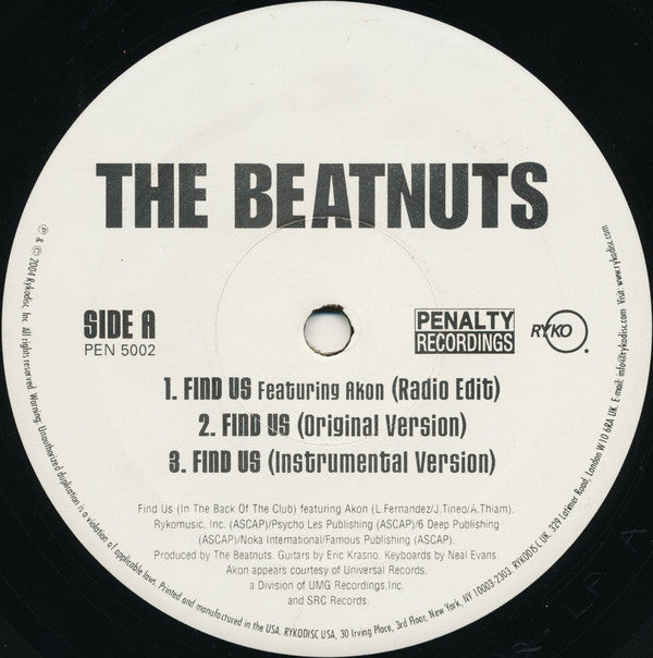 The Beatnuts - Find Us / Hot (12"")