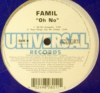 Famil - Oh No (12", Single)