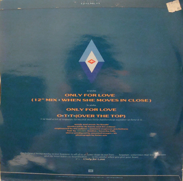 Limahl - Only For Love (12"", Single)